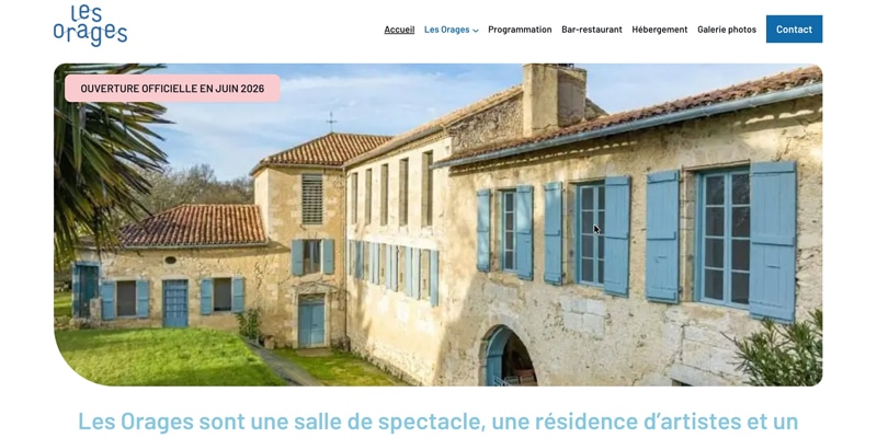 Les Orages — Une programmation qui trouve sa scène