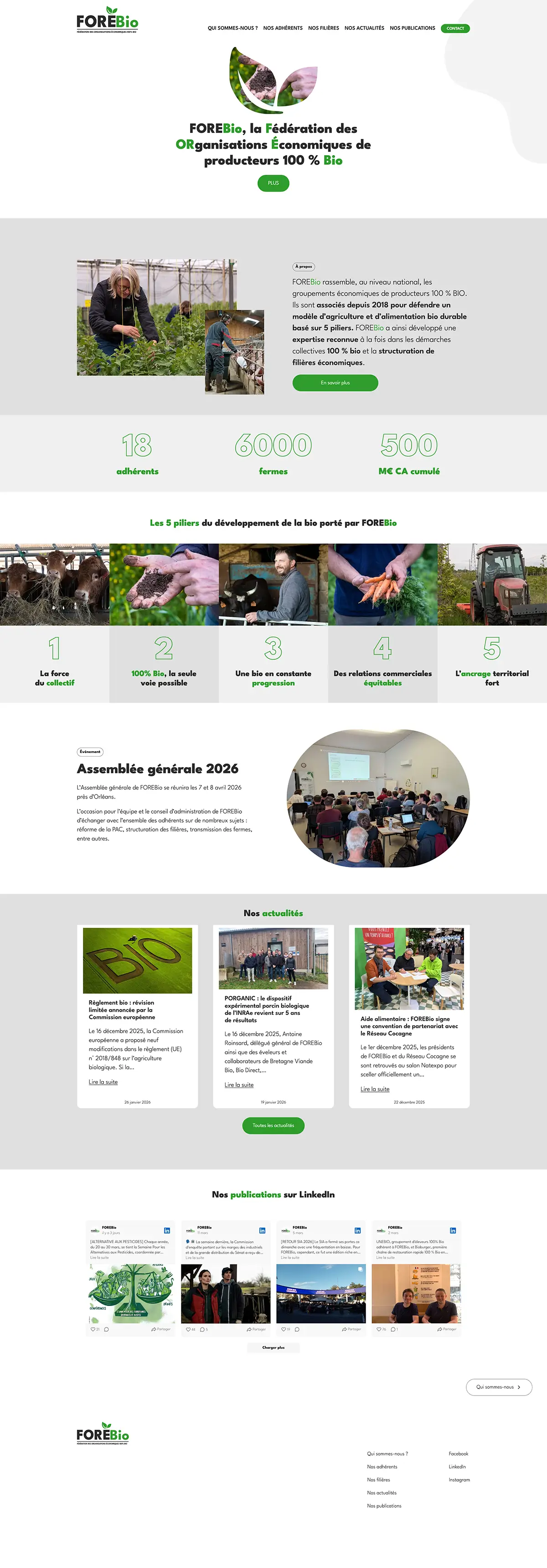 Capture du projet ForeBio – Faire simple pour durer