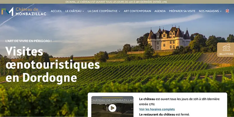Château de Monbazillac — Un site qui évolue avec le lieu