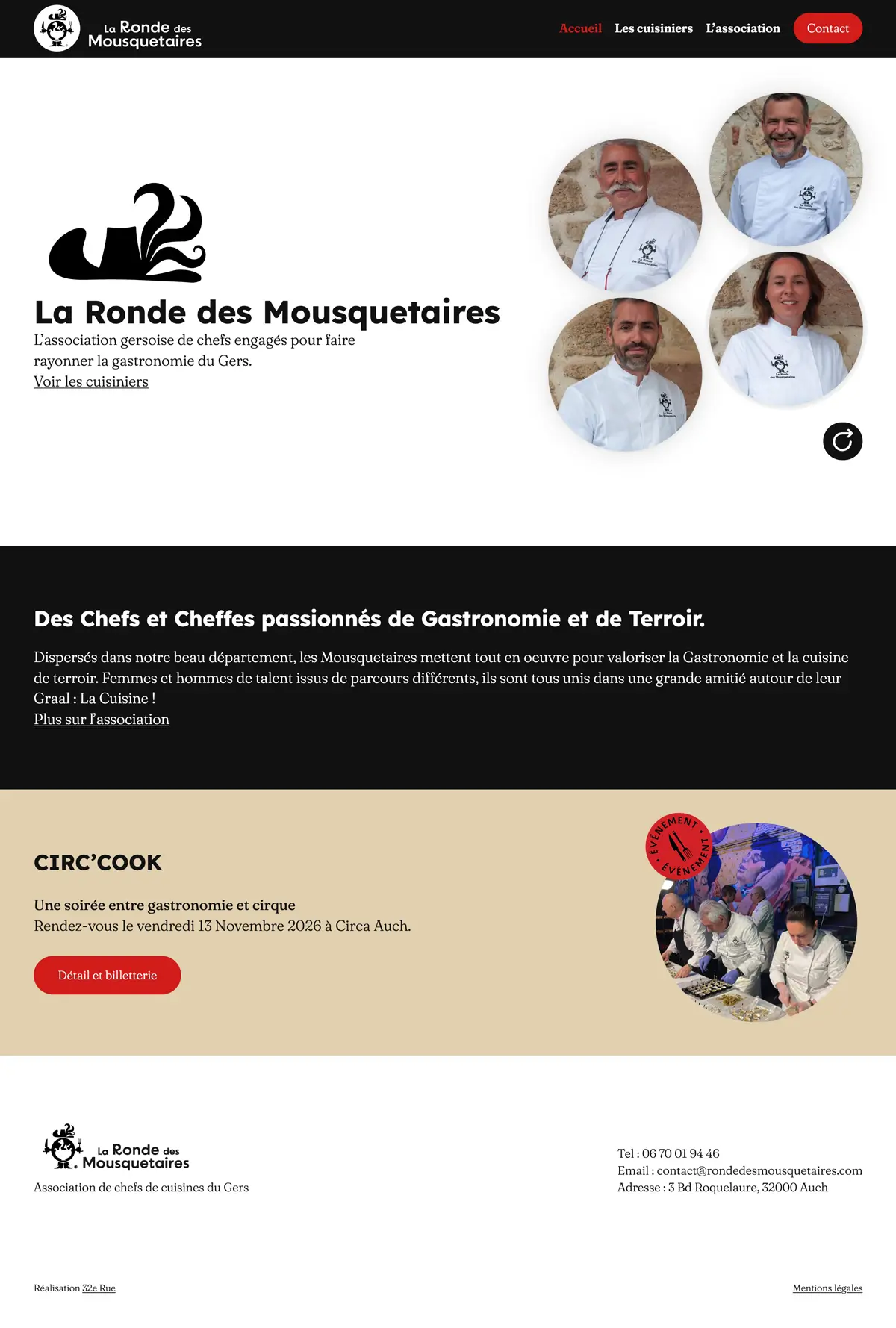 Capture du projet Ronde des Mousquetaires – Repartir sur des bases saines et durables