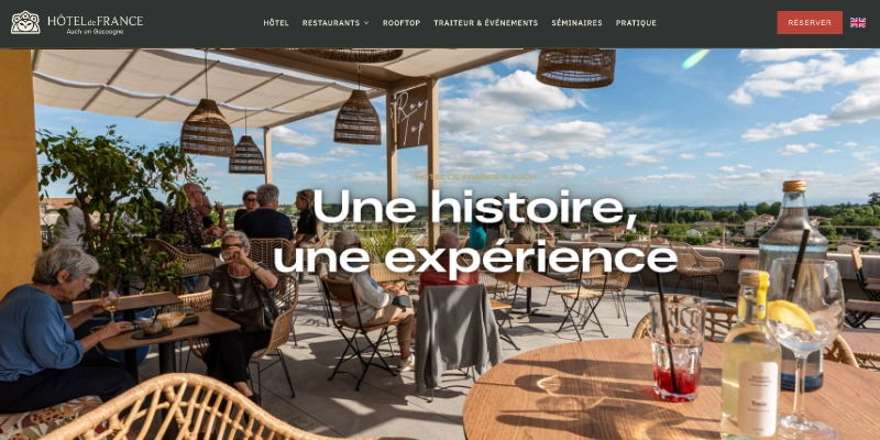 Hôtel de France – Un site collectif pour un lieu aux multiples facettes